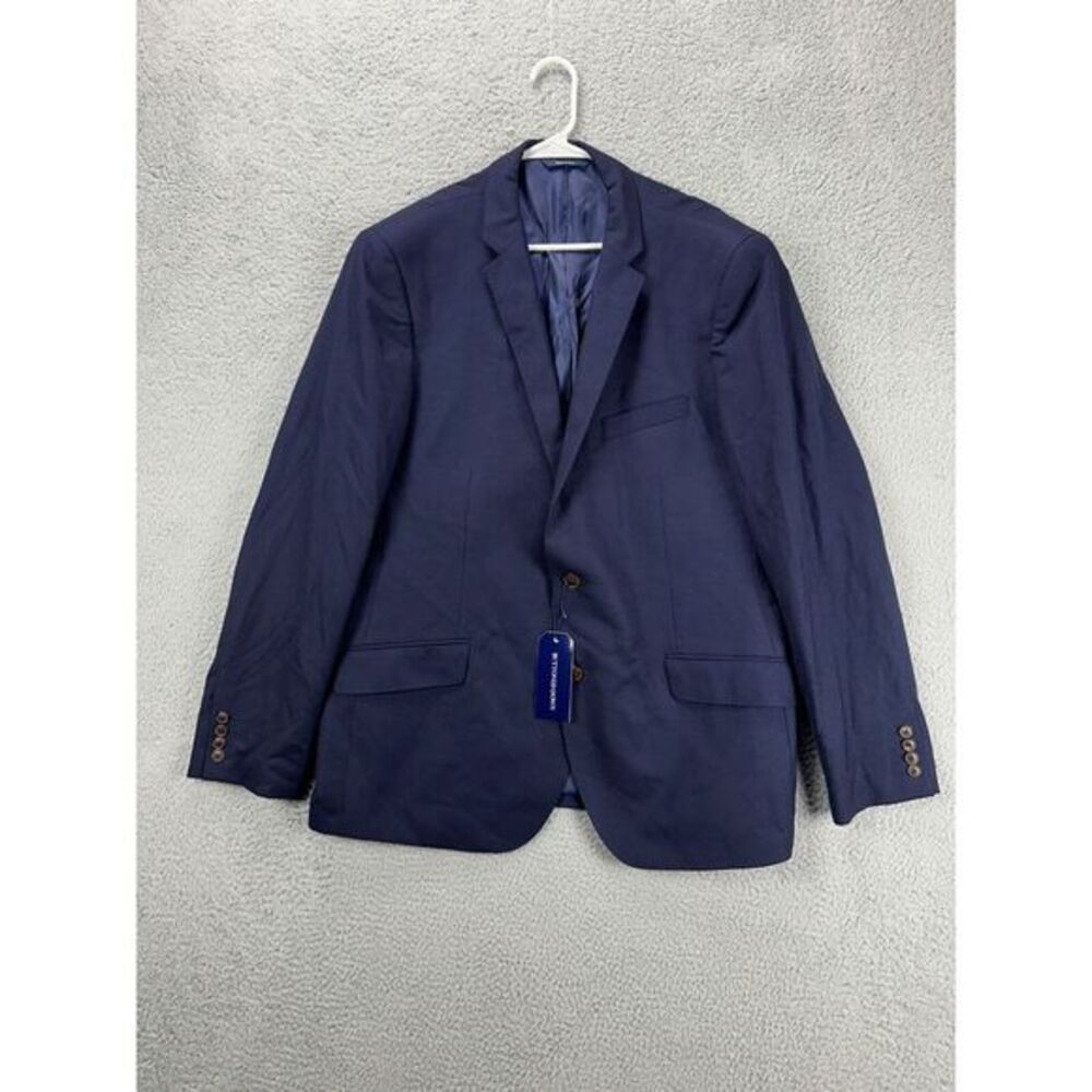 Buttoned Down Blazer Mens 50R Reda 1865 Blue Contemporary Classic Wool Suit NEW‎